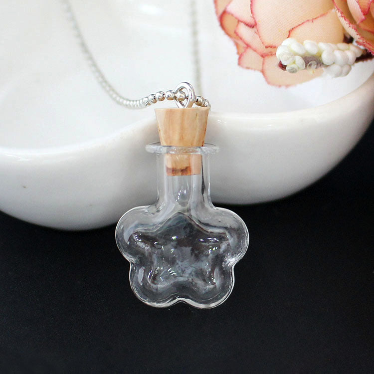 Small Glass Bottle Cute Mini Ing Necklaces