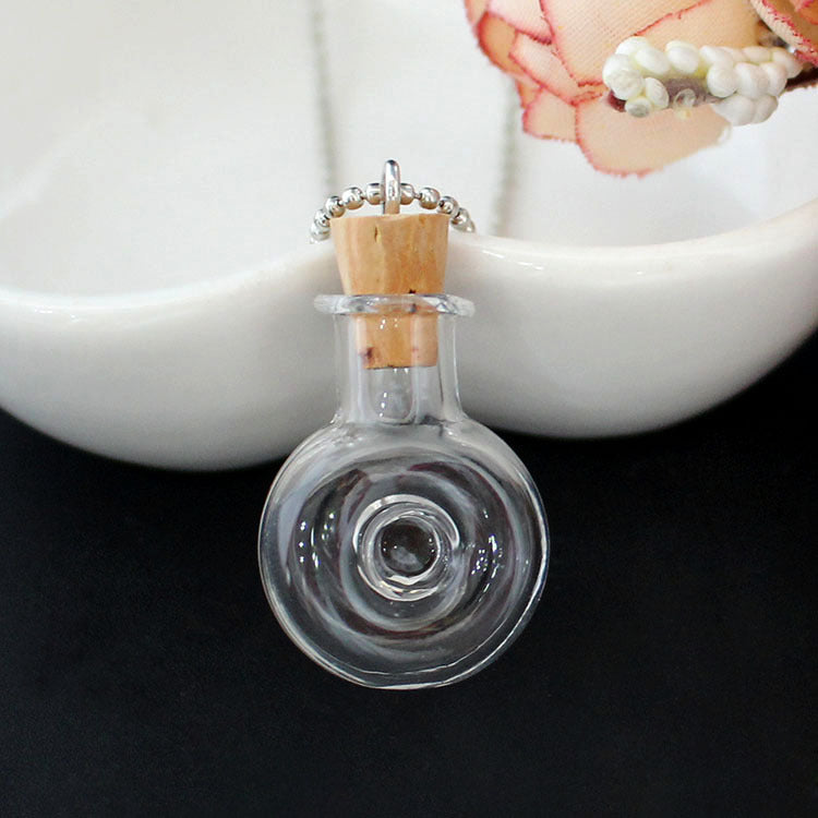 Small Glass Bottle Cute Mini Ing Necklaces