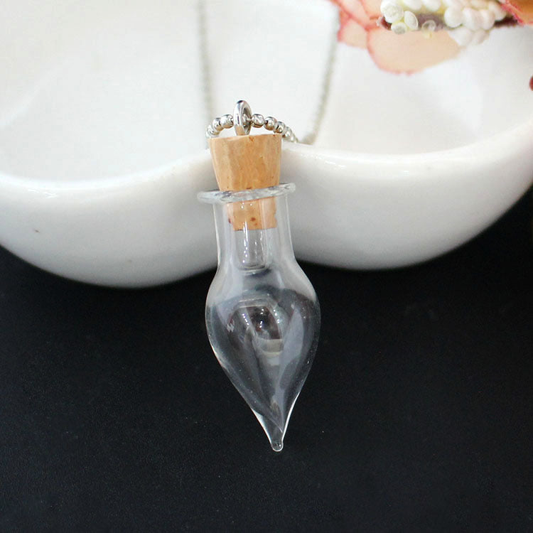 Small Glass Bottle Cute Mini Ing Necklaces