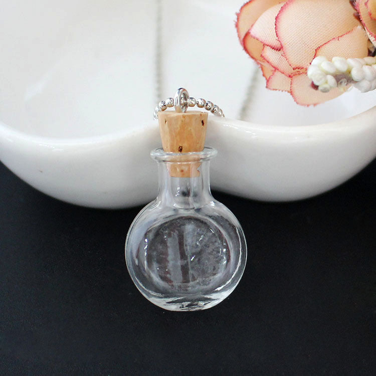 Small Glass Bottle Cute Mini Ing Necklaces