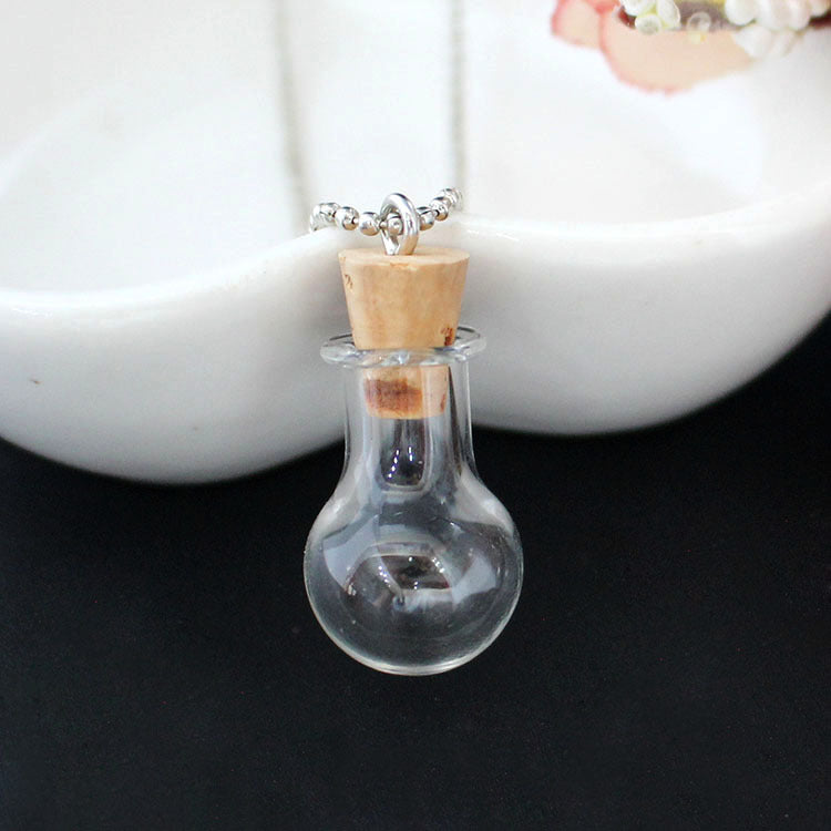 Small Glass Bottle Cute Mini Ing Necklaces