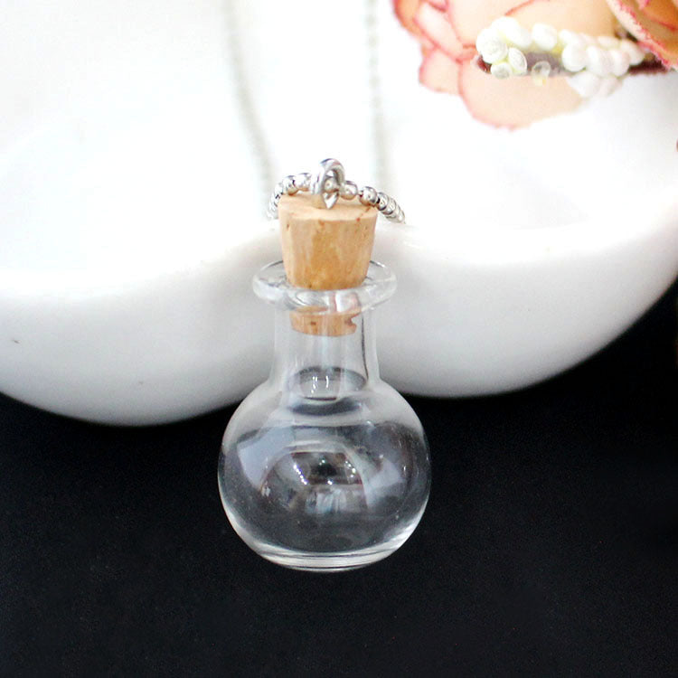 Small Glass Bottle Cute Mini Ing Necklaces