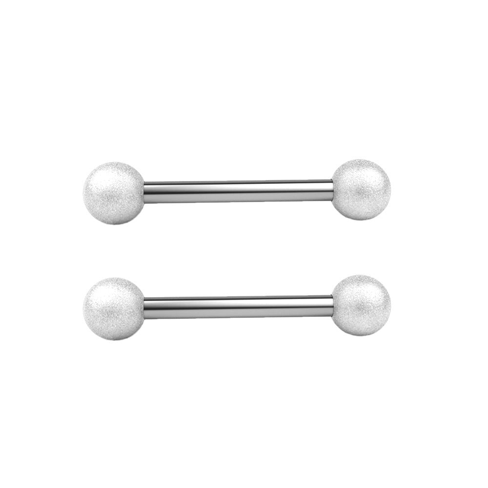 Stainless Steel Adhesive Nail Nipple Piercing Earrings