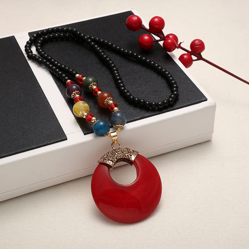 Casual Bohemian Ethnic Style Vintage Clothing Necklace