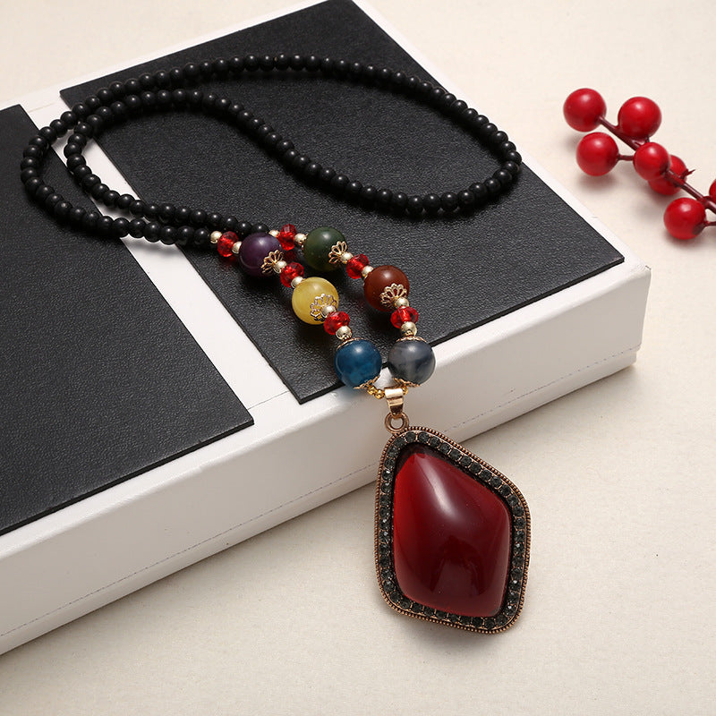 Casual Bohemian Ethnic Style Vintage Clothing Necklace