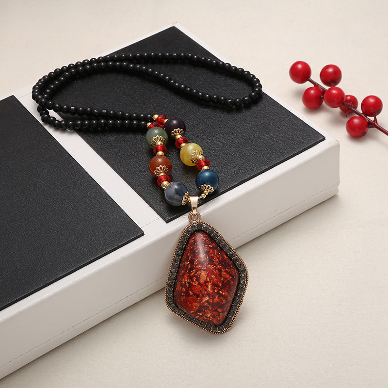 Casual Bohemian Ethnic Style Vintage Clothing Necklace