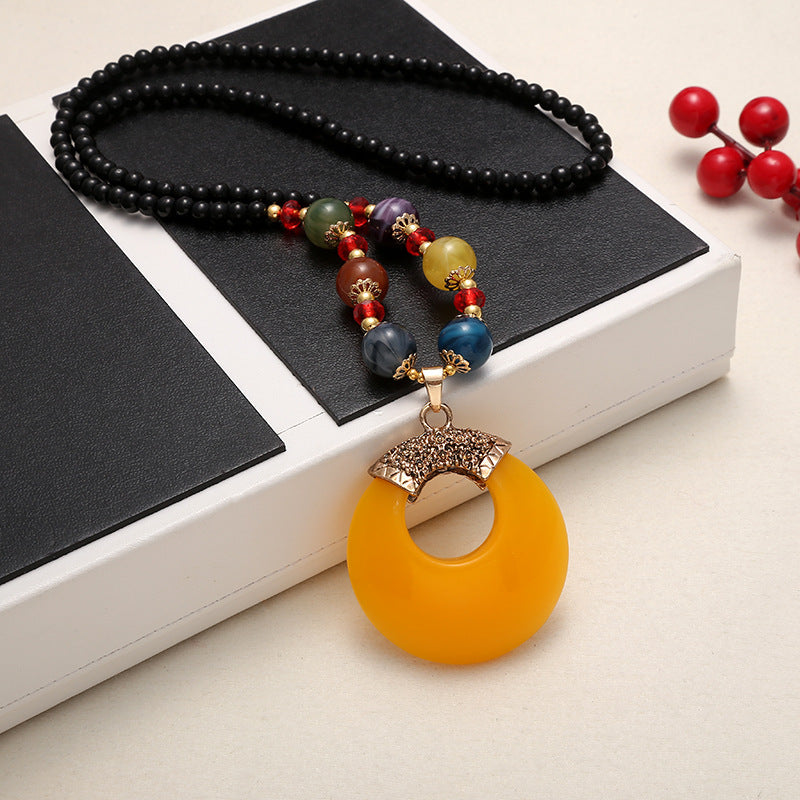 Casual Bohemian Ethnic Style Vintage Clothing Necklace