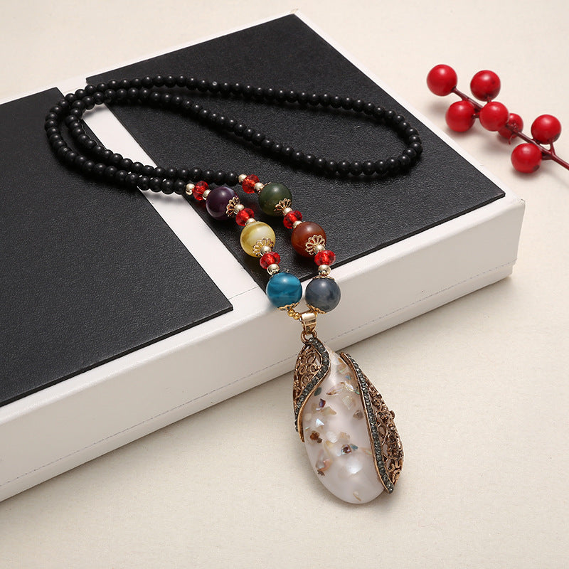 Casual Bohemian Ethnic Style Vintage Clothing Necklace