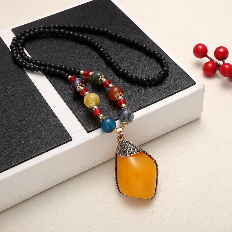 Casual Bohemian Ethnic Style Vintage Clothing Necklace