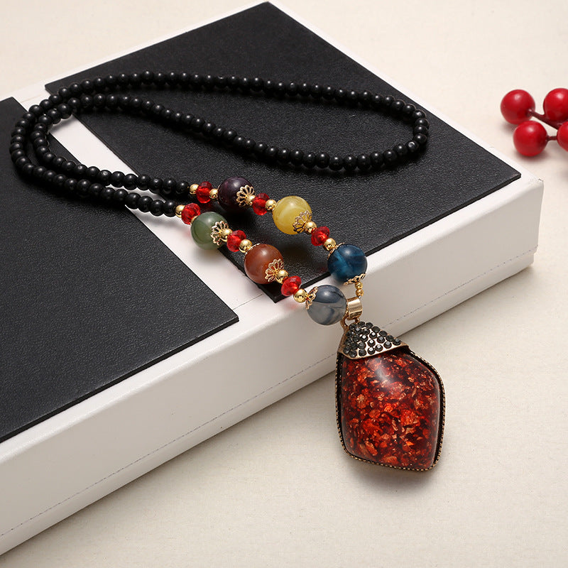 Casual Bohemian Ethnic Style Vintage Clothing Necklace