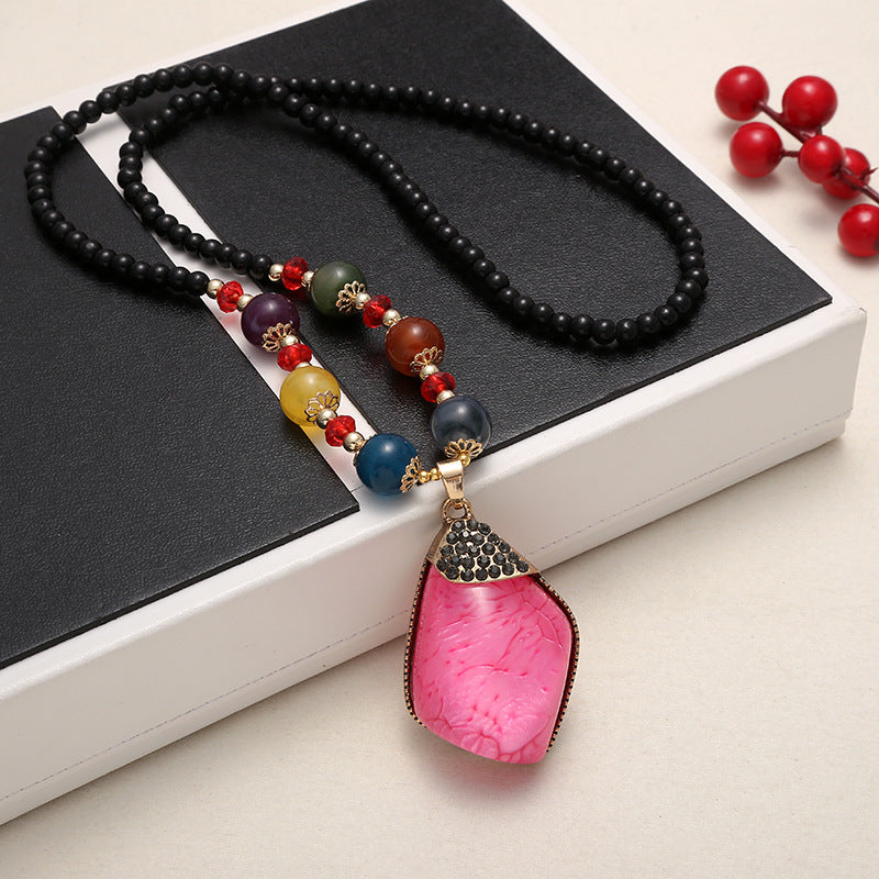 Casual Bohemian Ethnic Style Vintage Clothing Necklace