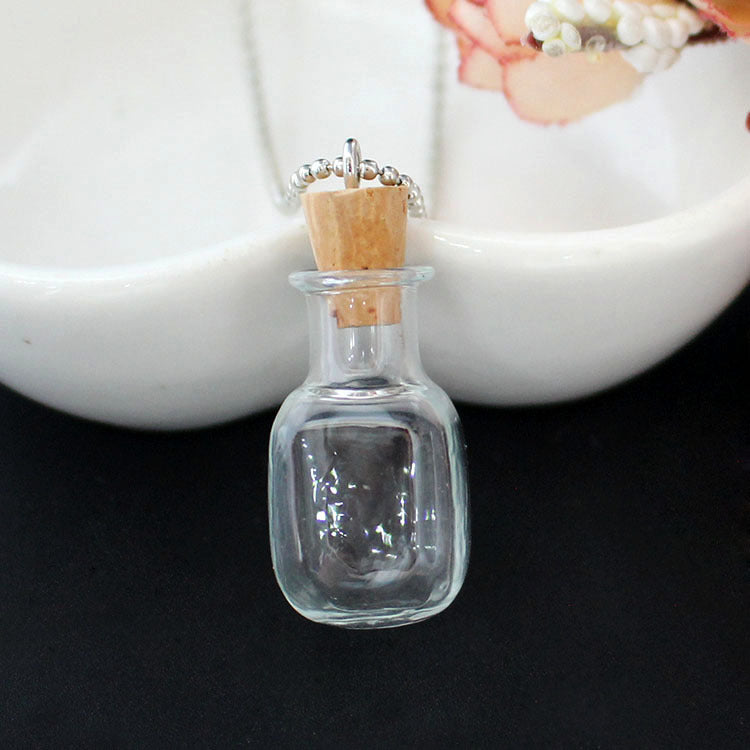 Small Glass Bottle Cute Mini Ing Necklaces