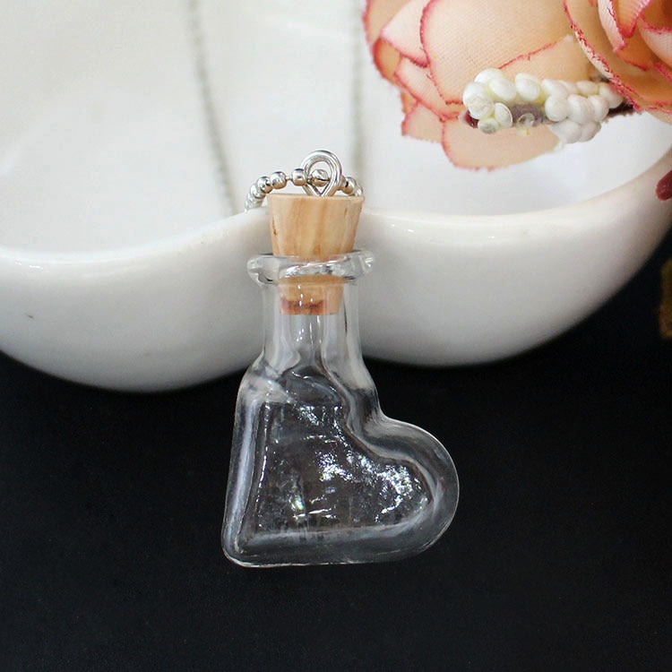 Small Glass Bottle Cute Mini Ing Necklaces