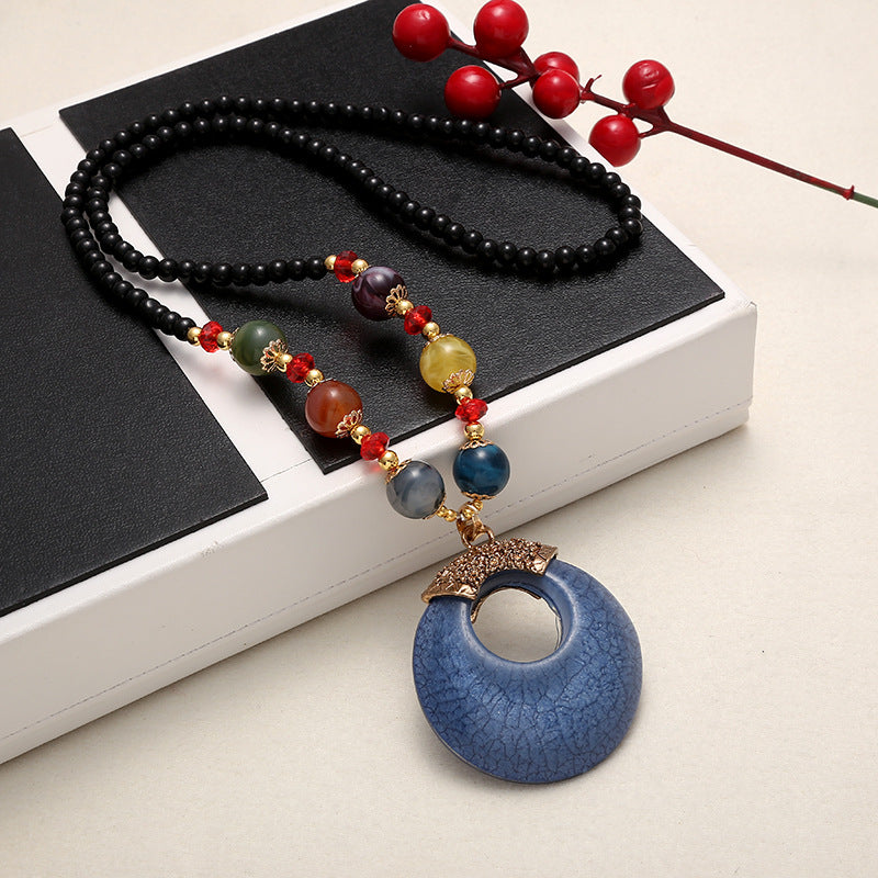 Casual Bohemian Ethnic Style Vintage Clothing Necklace