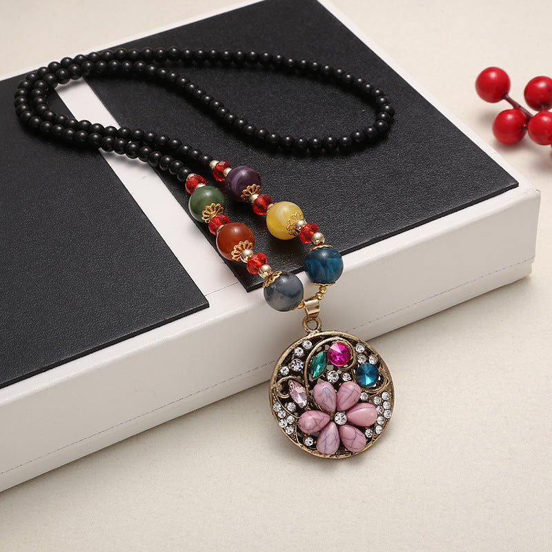 Casual Bohemian Ethnic Style Vintage Clothing Necklace