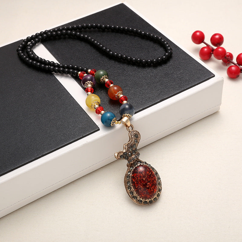 Casual Bohemian Ethnic Style Vintage Clothing Necklace