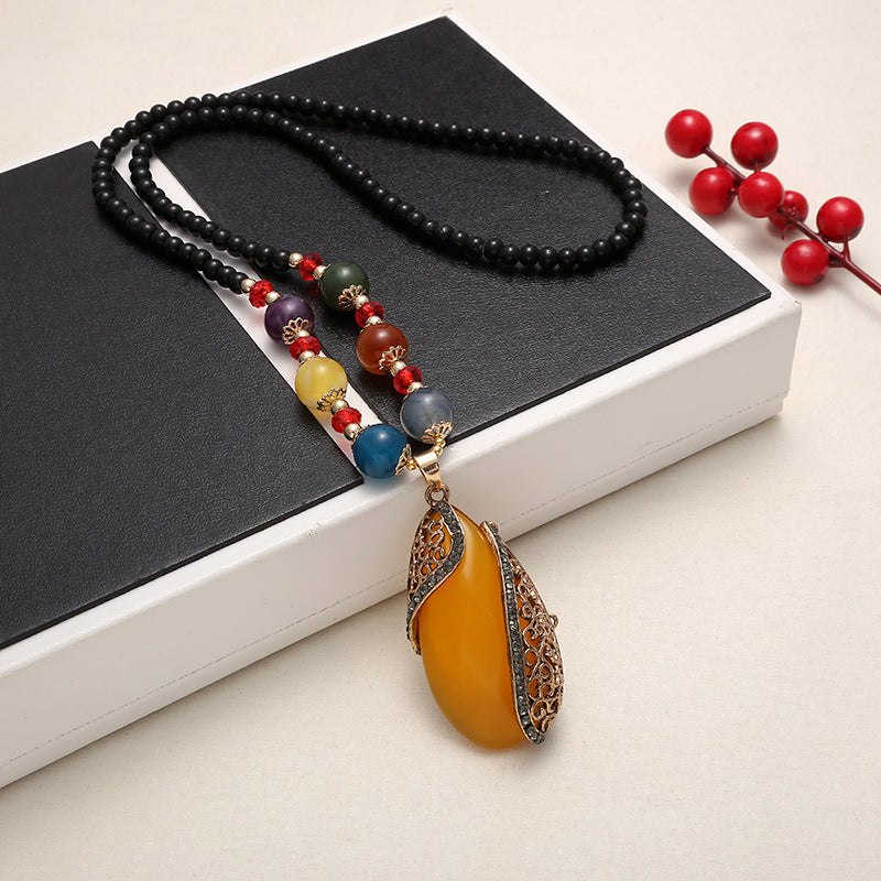 Casual Bohemian Ethnic Style Vintage Clothing Necklace