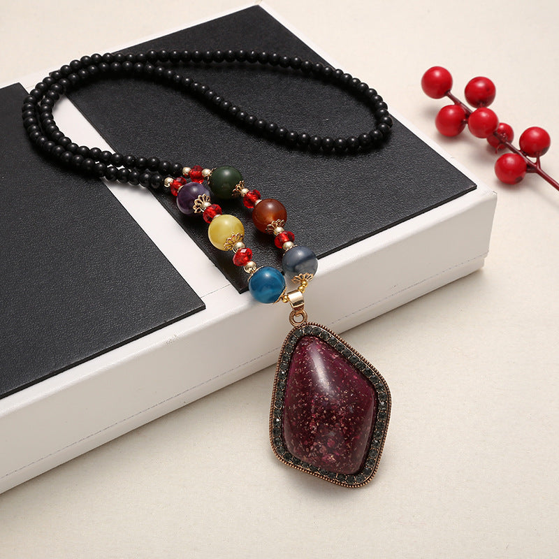 Casual Bohemian Ethnic Style Vintage Clothing Necklace