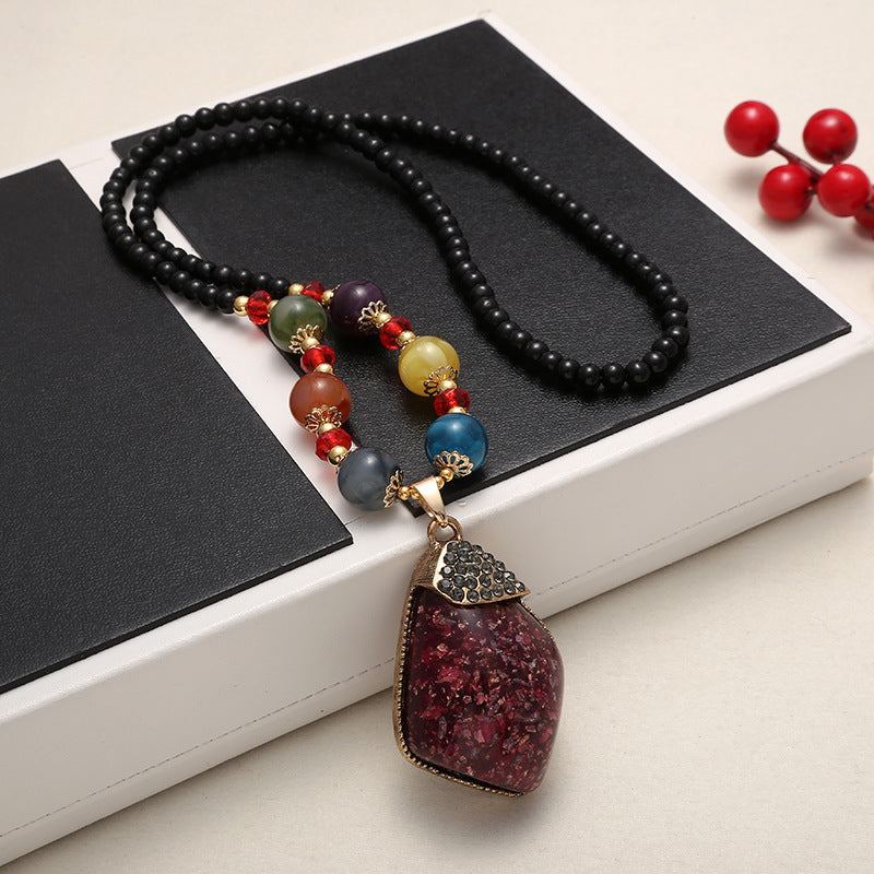 Casual Bohemian Ethnic Style Vintage Clothing Necklace