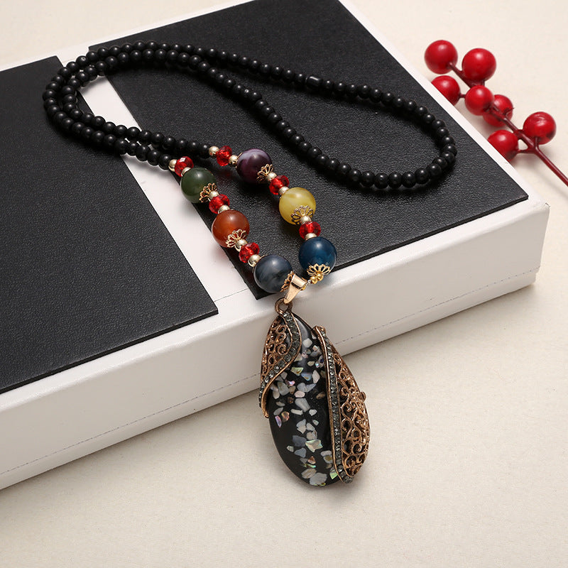 Casual Bohemian Ethnic Style Vintage Clothing Necklace