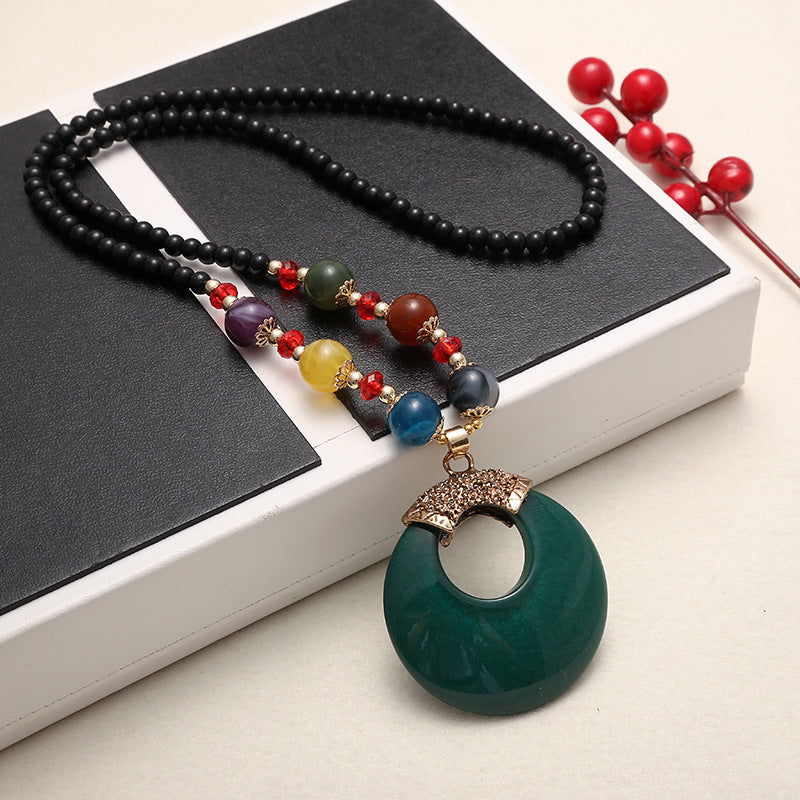 Casual Bohemian Ethnic Style Vintage Clothing Necklace