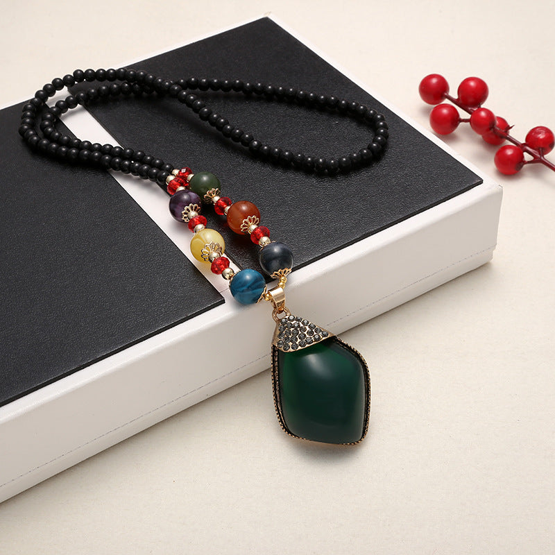 Casual Bohemian Ethnic Style Vintage Clothing Necklace