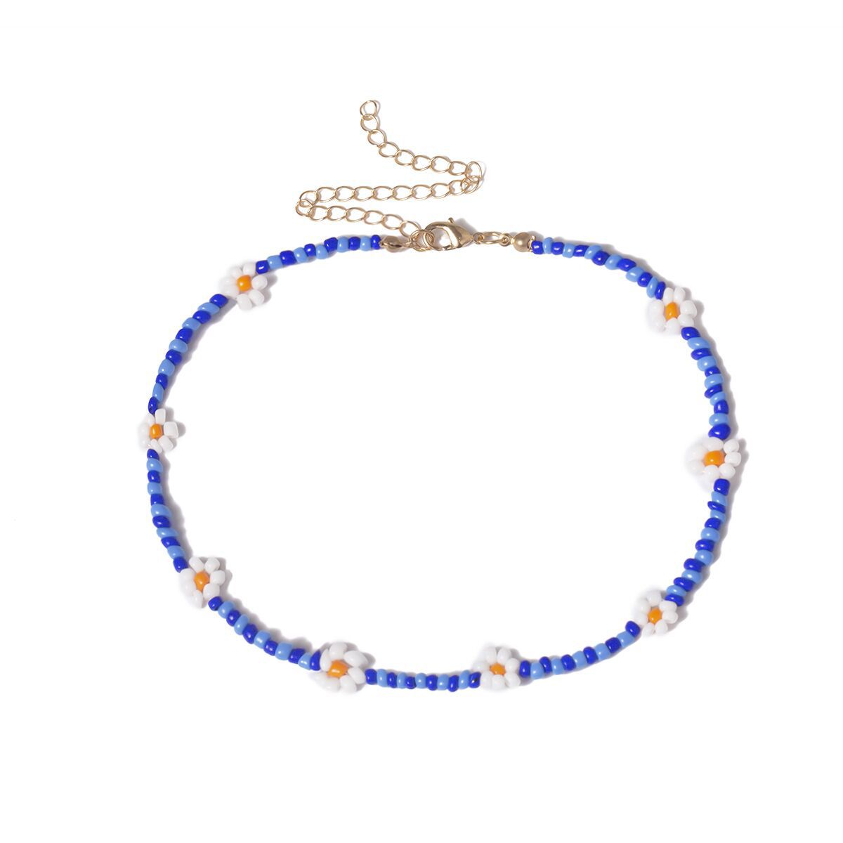Women's Personalized Simple Contrast Color Creative Woven Necklace