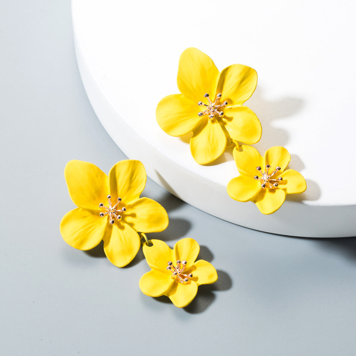 Unique Women's Fresh Flower Bohemian Long Earrings