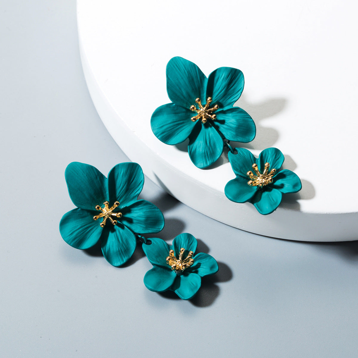 Unique Women's Fresh Flower Bohemian Long Earrings