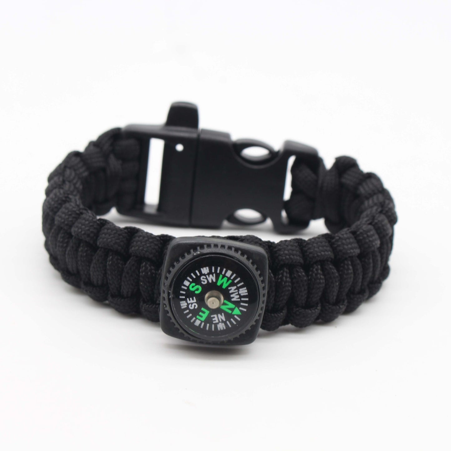 Whistle Compass Survival Outdoor Braided Rope Bracelets