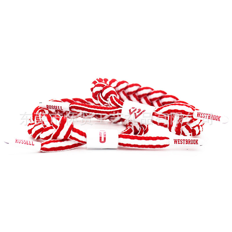 Star Shoelace Braided James Curry Kobe Durant Bracelets