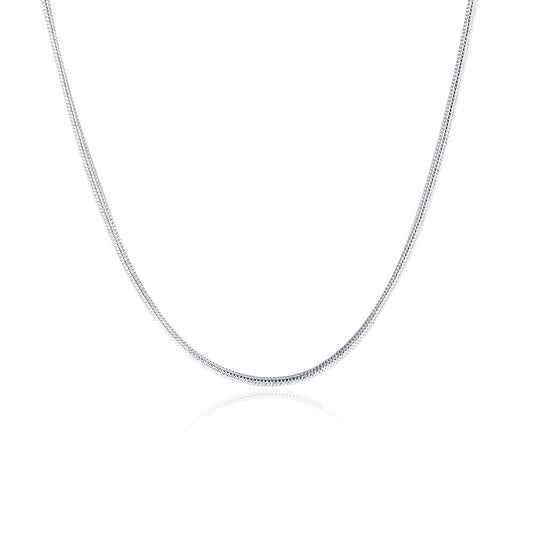 Sier-plated Snake Chain Simple Characteristic Fashion Necklaces