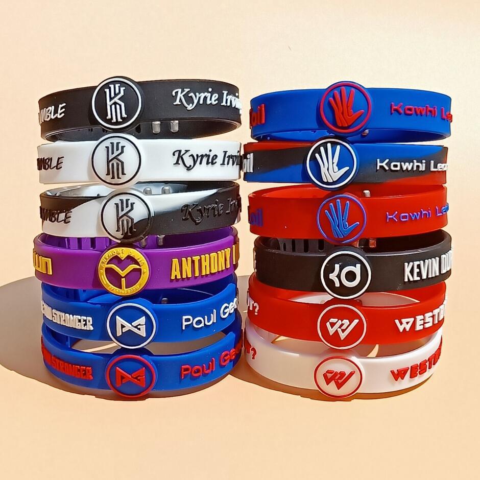 Team Star Lakers Warrior Knight Kobe Curry James Basketball Bracelet