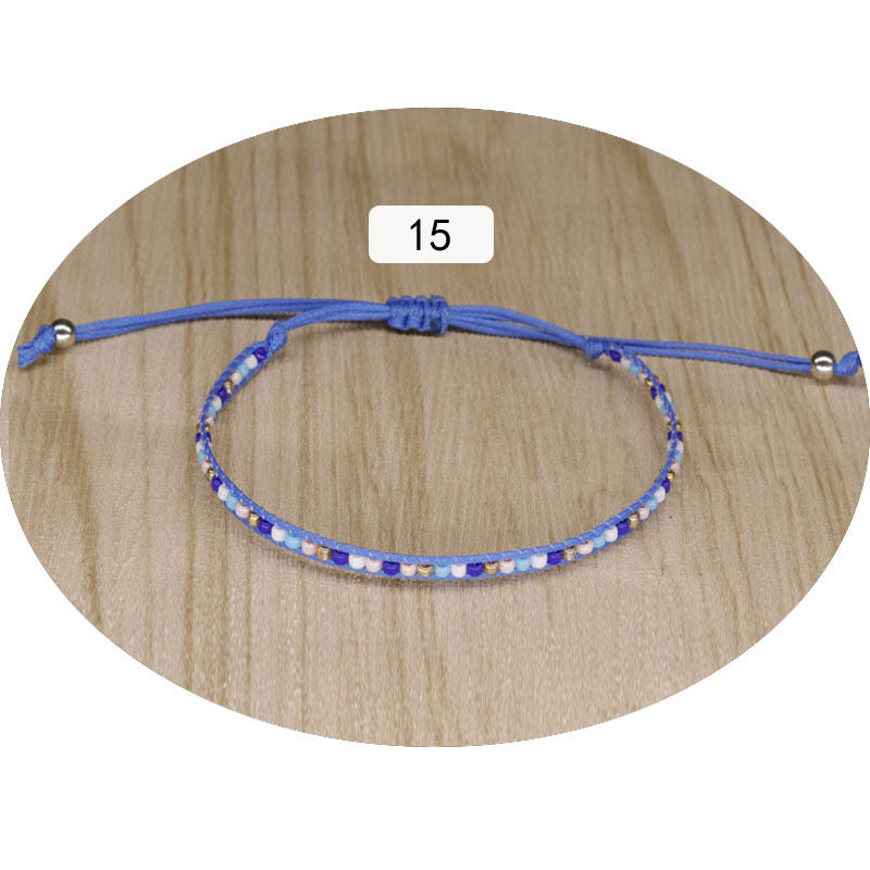 Handmade Bead Braided Bohemian Style Friendship Bracelet