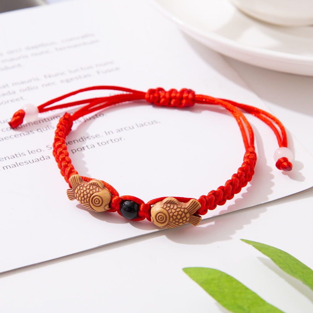 Pisces Red Rope Dragon Boat Festival Colorful Small Bracelet