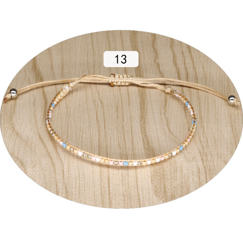 Handmade Bead Braided Bohemian Style Friendship Bracelet