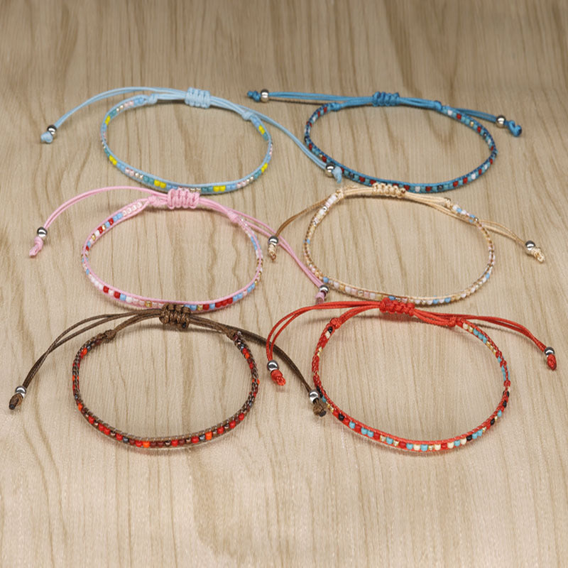 Handmade Bead Braided Bohemian Style Friendship Bracelet