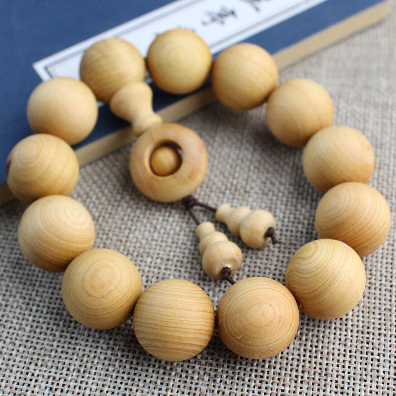 Women's & Men's Arborvitae Made Of Mature Material Scar Beads Bracelet