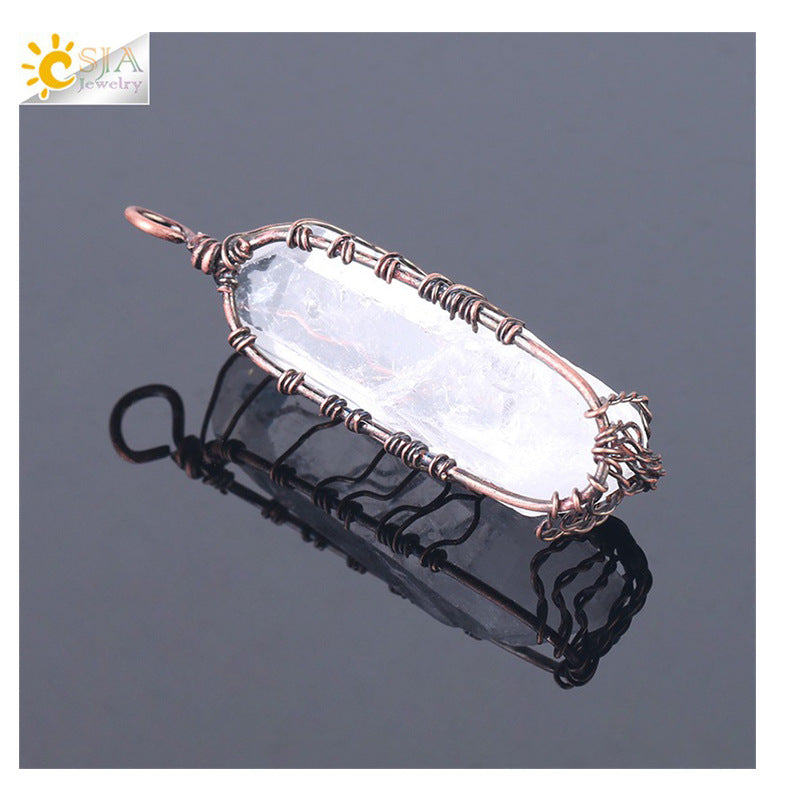 Women's White Crystal Fashion Amorphous Accessories Random Pendants