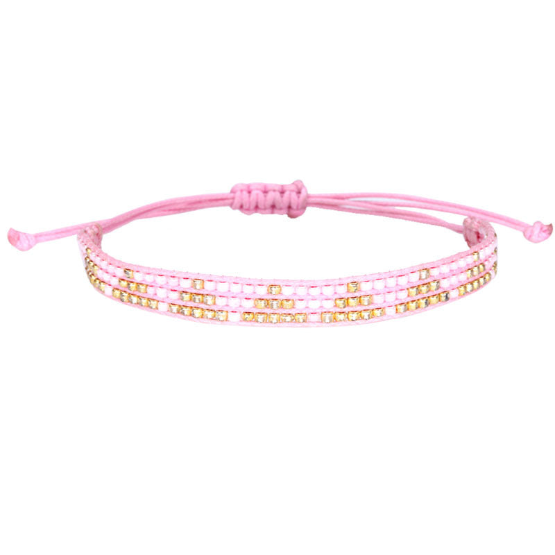 Bohemian Bead Woven Handmade Wax Rope Bracelets