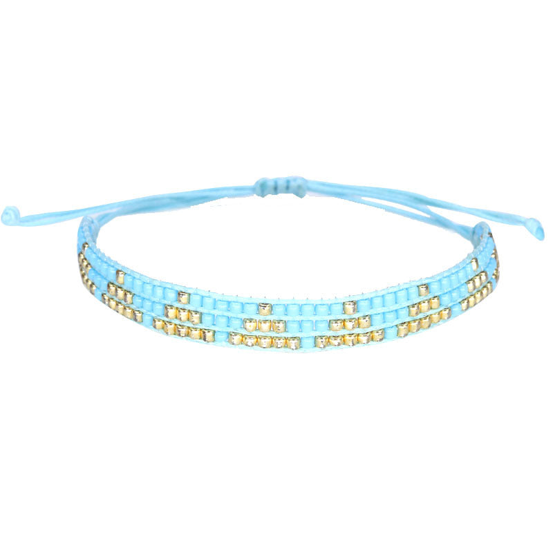 Bohemian Bead Woven Handmade Wax Rope Bracelets