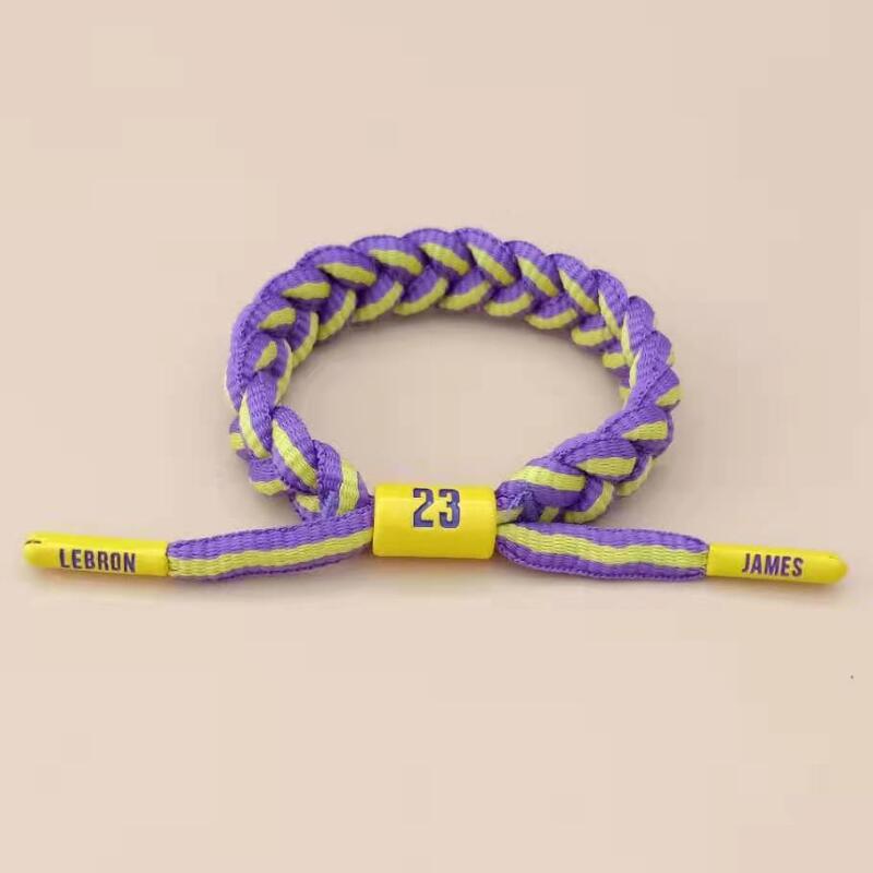 Women's Strap Basketball Shoelace Trendy Fashion Sports Wristband Star Male Curry Bracelets