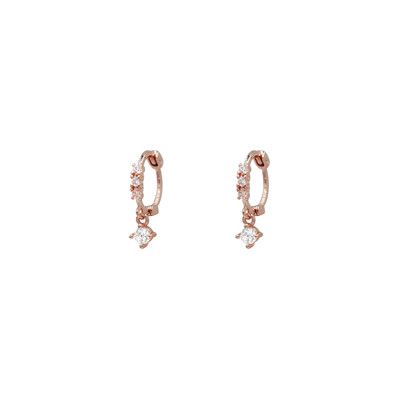 Women's Button Small Circle Elegant Trendy Ear Buckle