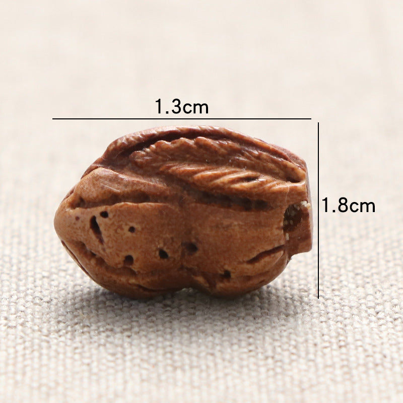 Peach Pit Carved Flower Gourd Cabbage Life Rich Braided Bracelet