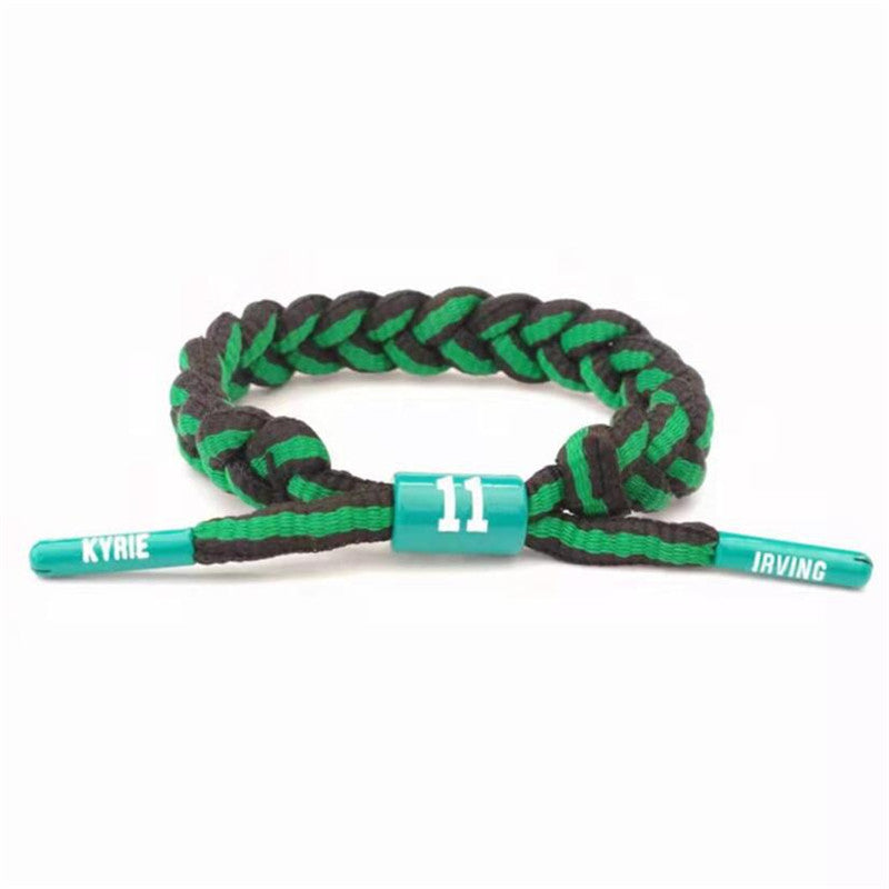 Women's Strap Basketball Shoelace Trendy Fashion Sports Wristband Star Male Curry Bracelets