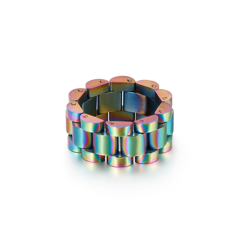 Men's Simplicity Wind Watch Chain Design Hip Rings