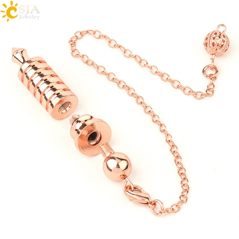 Women's & Men's Metal Ornaments Detachable Healing Trendy Ornament Pendants