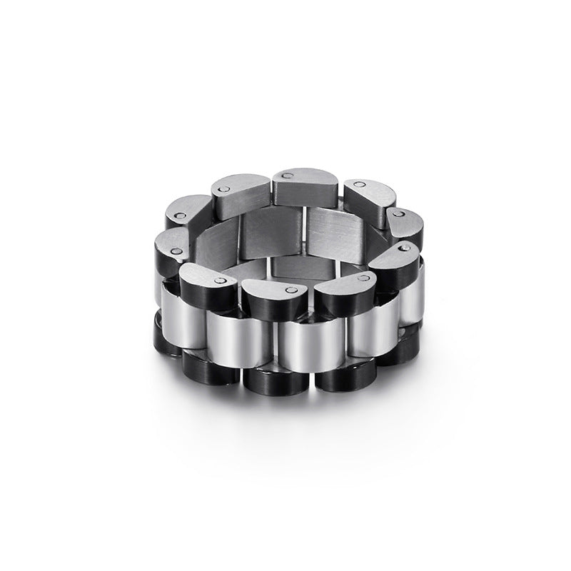 Men's Simplicity Wind Watch Chain Design Hip Rings