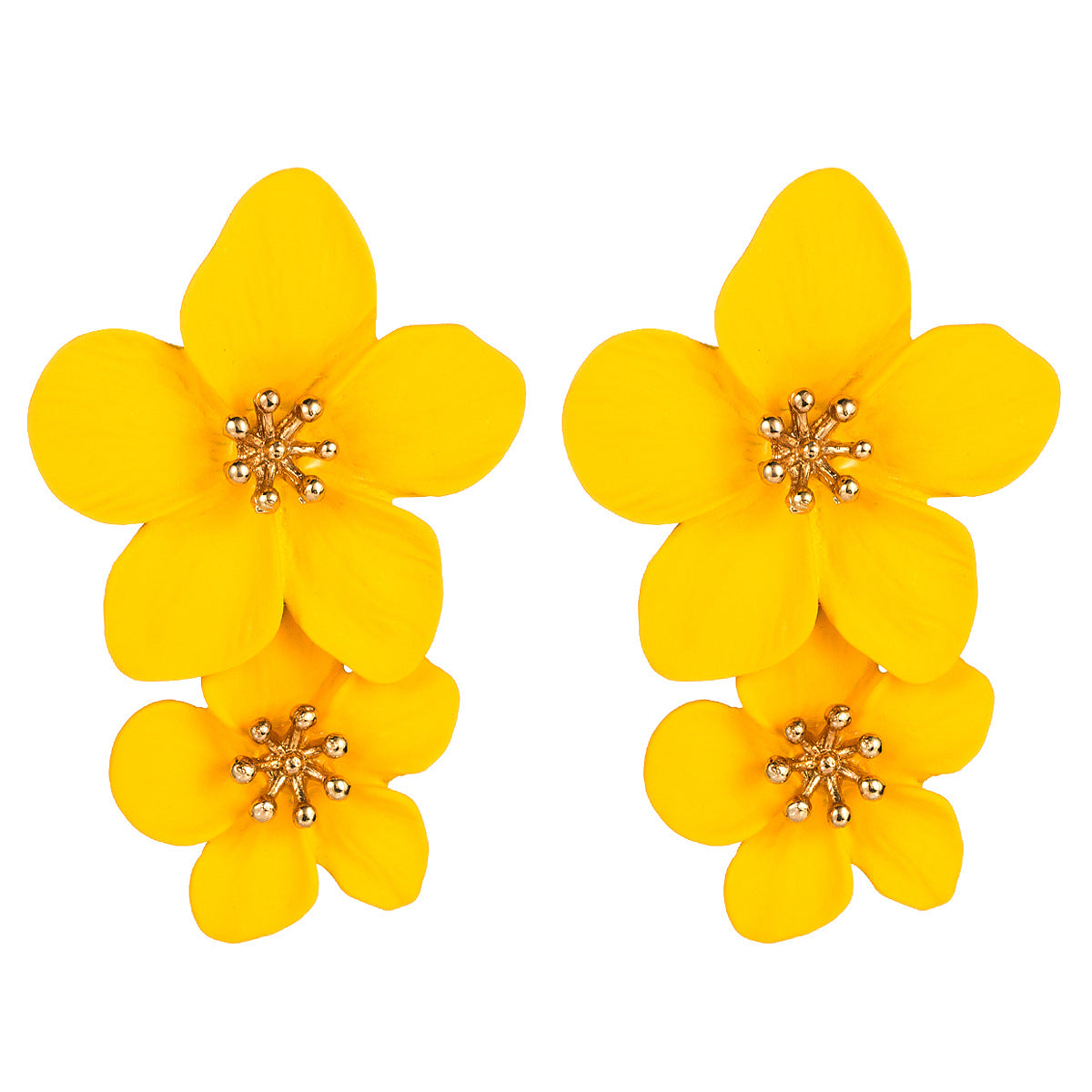Unique Women's Fresh Flower Bohemian Long Earrings