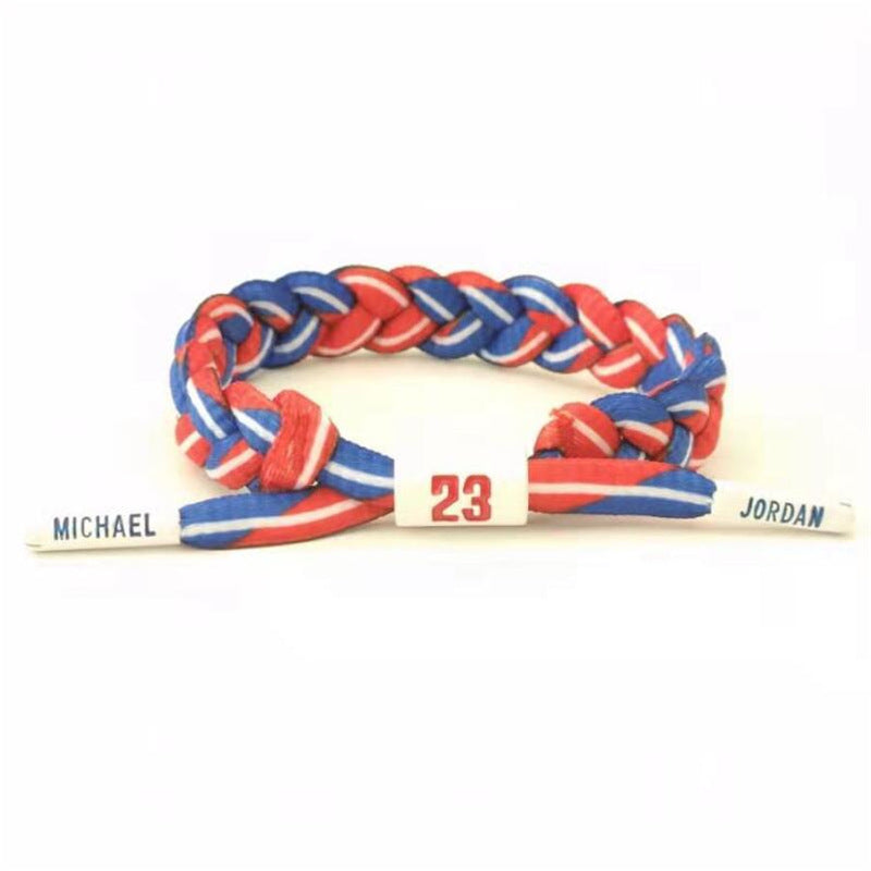 Women's Strap Basketball Shoelace Trendy Fashion Sports Wristband Star Male Curry Bracelets